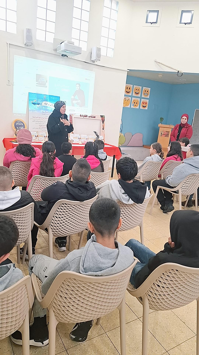 مدرسة أجيال الابتدائية - جلجولية تتوّج الدّفعة الاولى من فائزي منتدى القراءة المدرسيّ